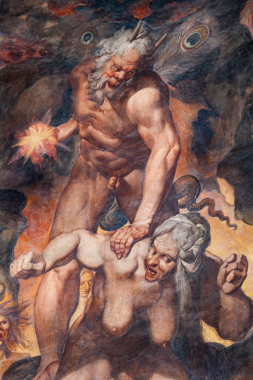Sista domen, detalj (fresk) av Camillo Procaccini