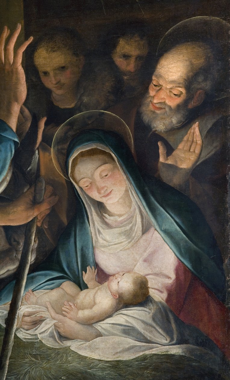 Nativity, detalj av 3498491 av Camillo Procaccini