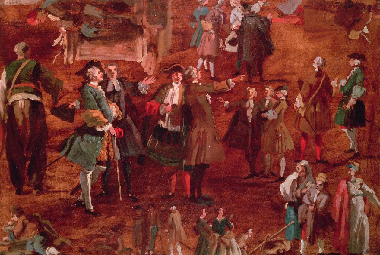 Figurstudier av Giovanni Antonio Canal