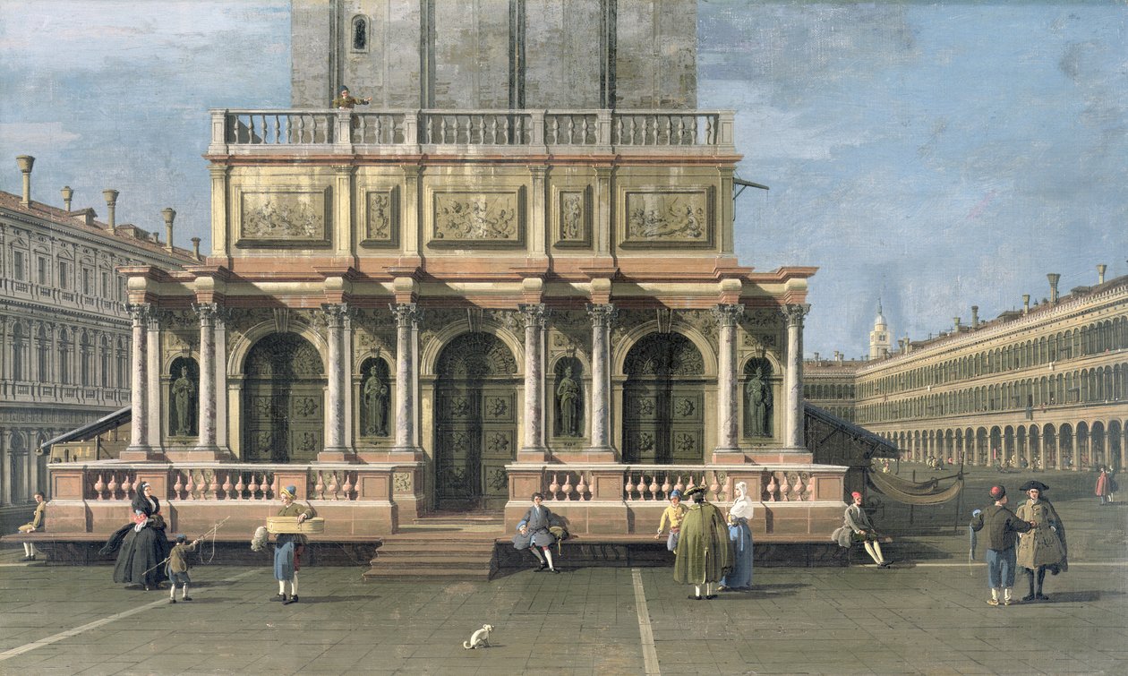 Loggetta, Venedig av Giovanni Antonio Canal