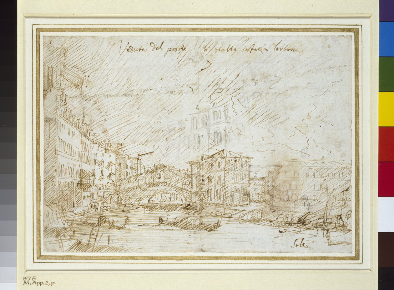 Rialtobron av Giovanni Antonio Canal