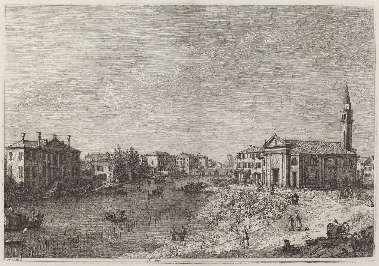 Al Dolo, c. 17351746. av Canaletto