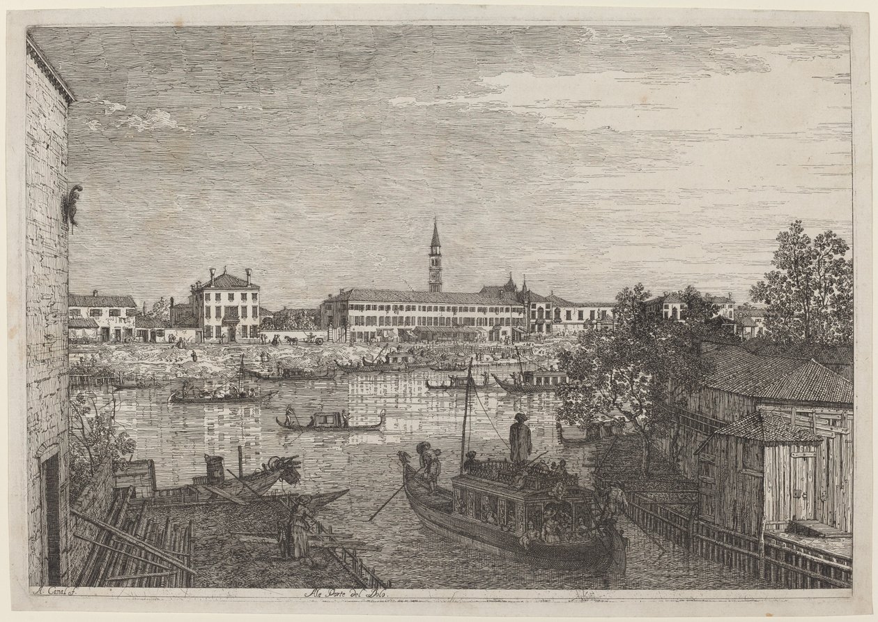 Ale Porte del Dolo, ca. 17351746. av Canaletto