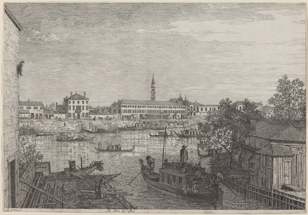 Ale Porto del Dolo, ca. 17351746. av Canaletto