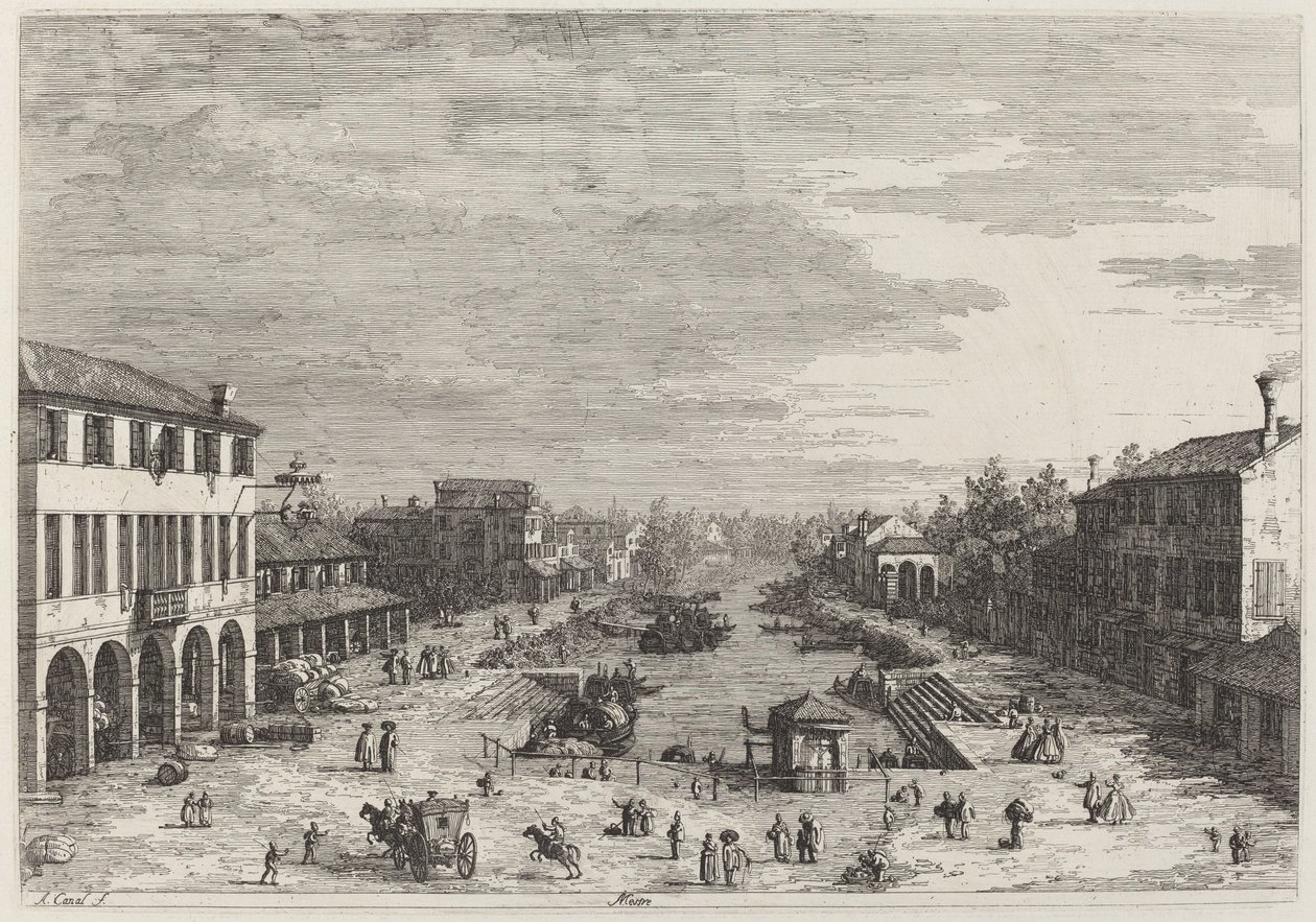 Mästare, c. 17351746. av Canaletto