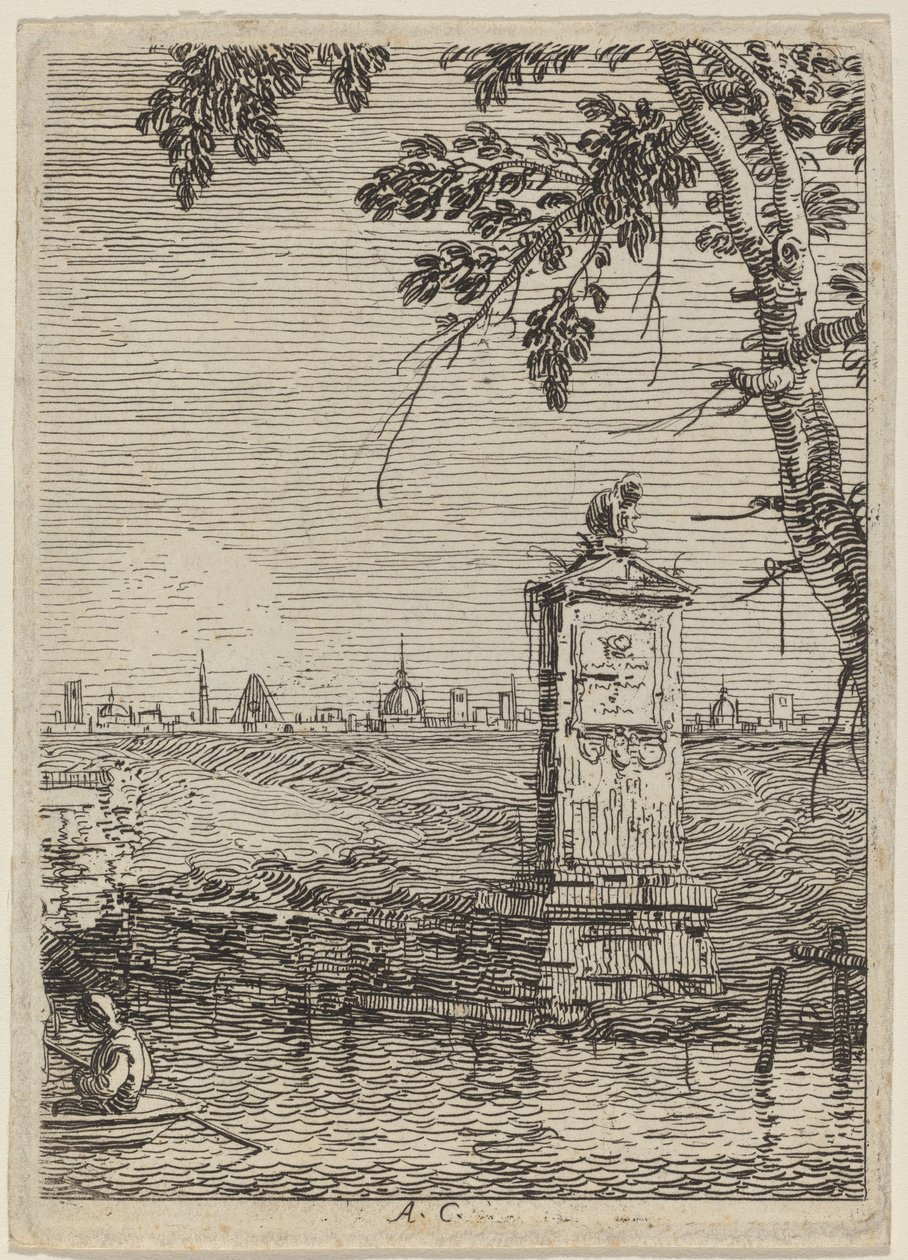 Det lilla monumentet av Canaletto