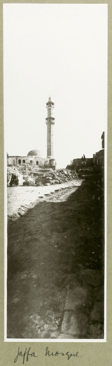 Jaffa-moskén, 1917 av Capt. Arthur Rhodes