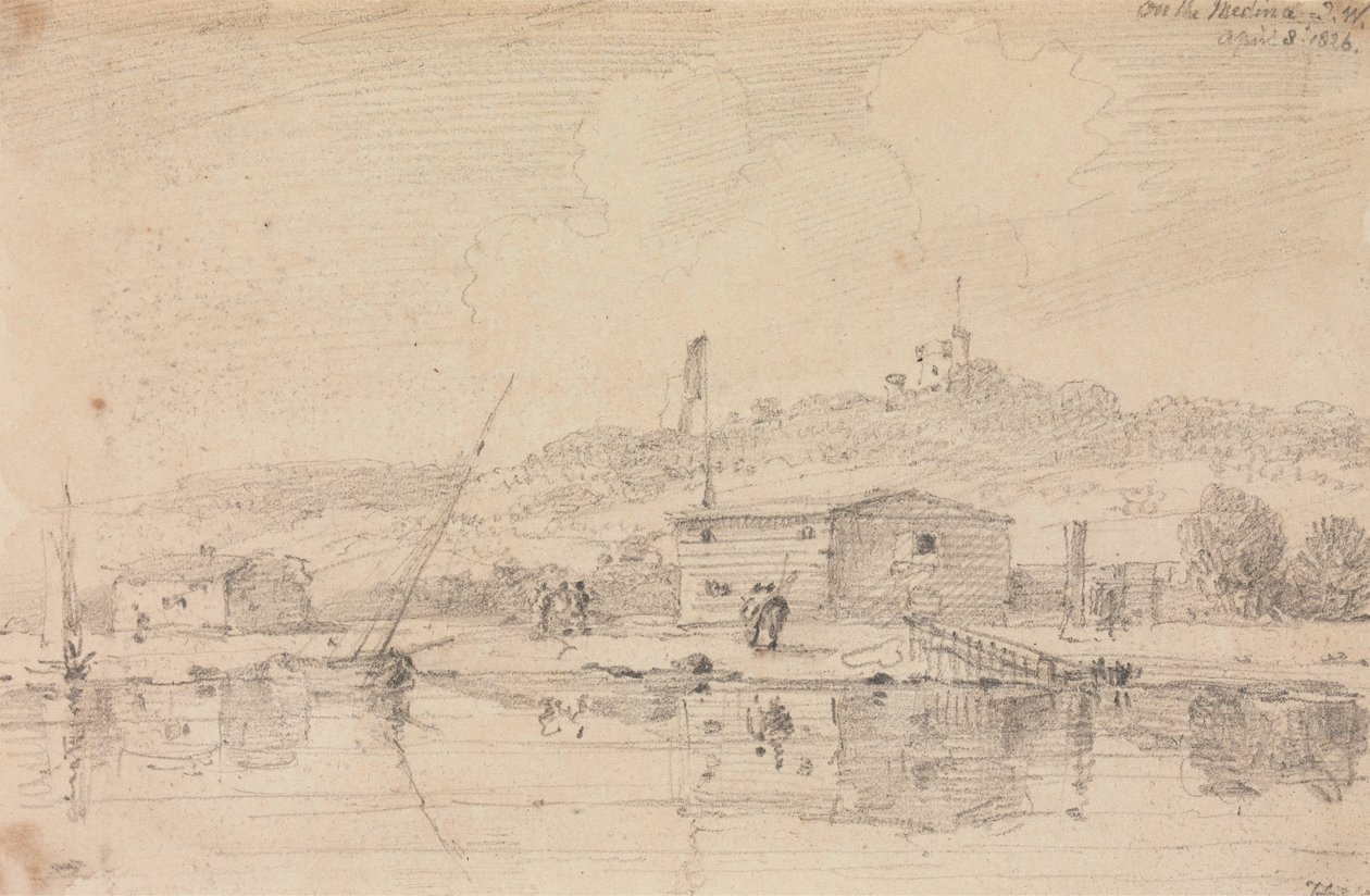 På Medina, 8 april 1826 av Capt. Thomas Hastings