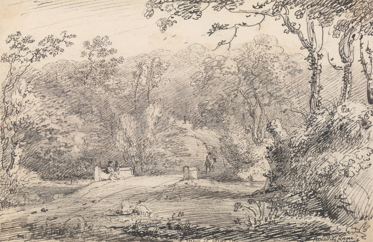 Paradise Lane, Cheshunt, 21 maj 1814 av Capt. Thomas Hastings