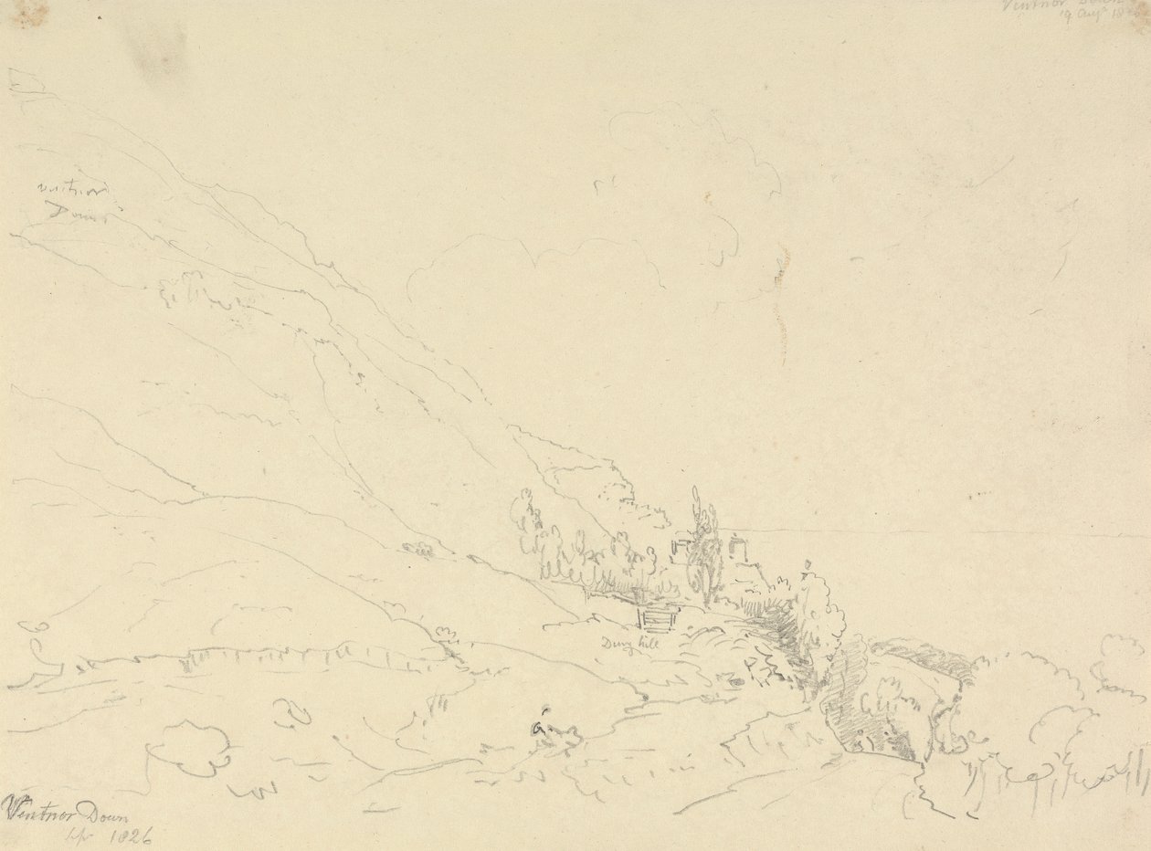 Ventnor Down, 19 augusti 1826 av Capt. Thomas Hastings
