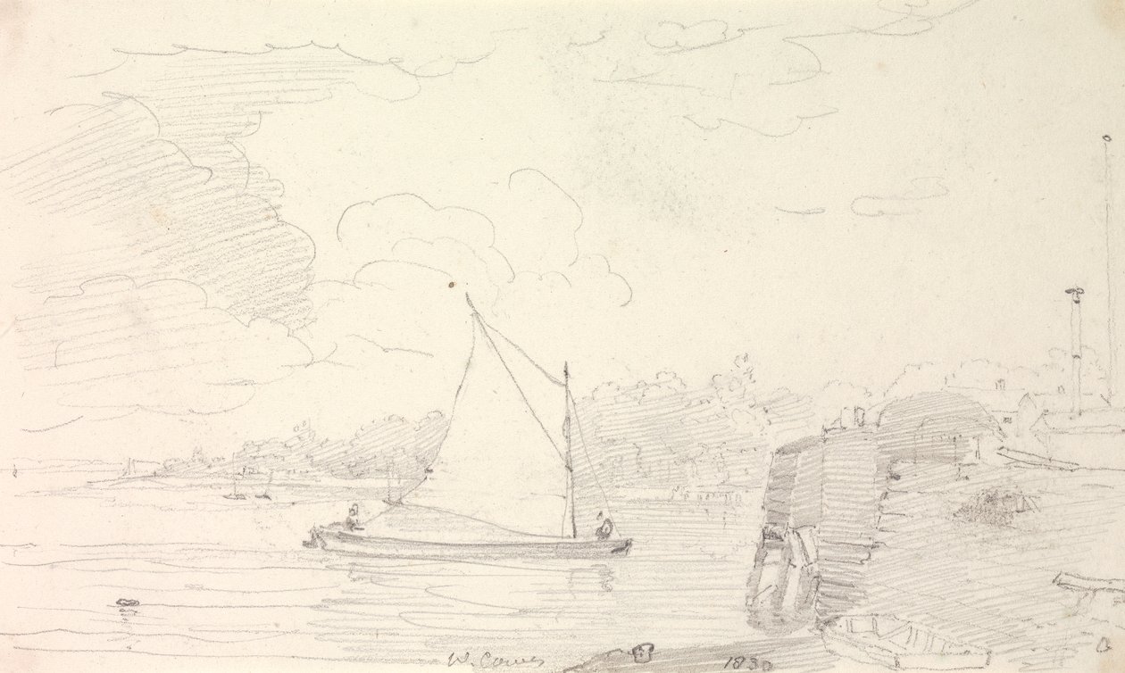 West Cowes, Isle of Wight av Capt. Thomas Hastings