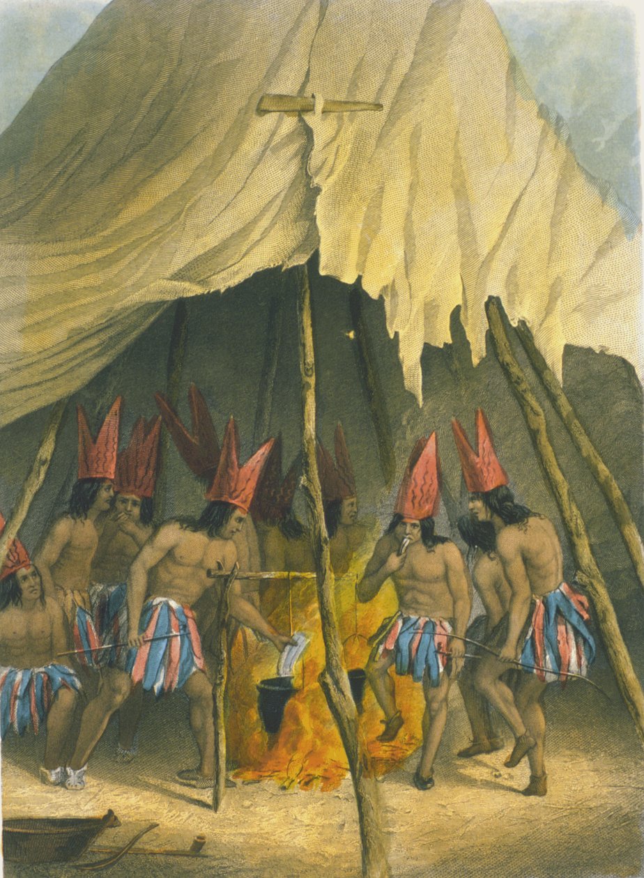 Dansa till jätten, 1853 av Captain Seth Eastman