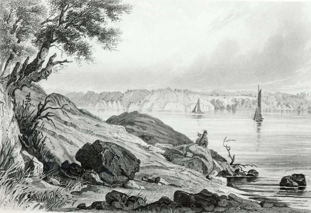 Amerikas östkust, graverad av J.C. McRae av Captain Seth Eastman
