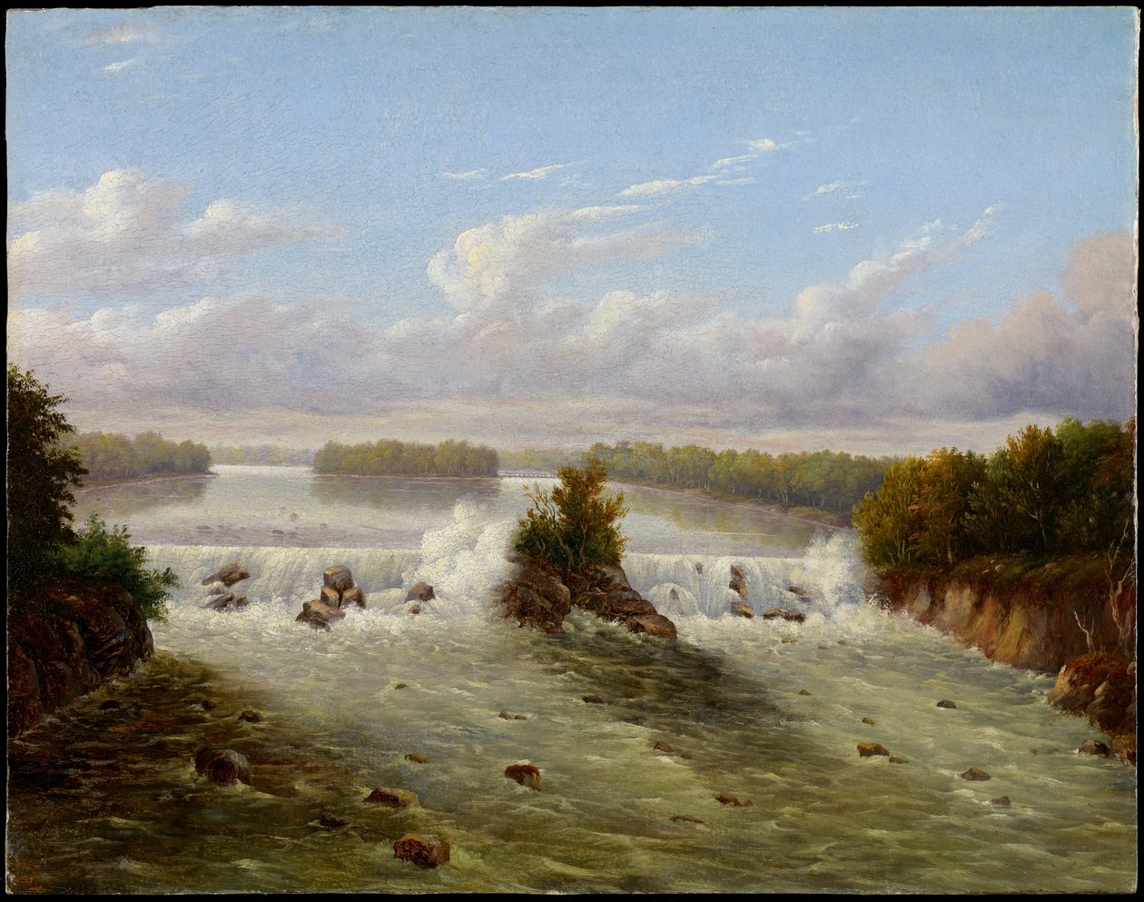 St. Anthonys fall, 1848 av Captain Seth Eastman