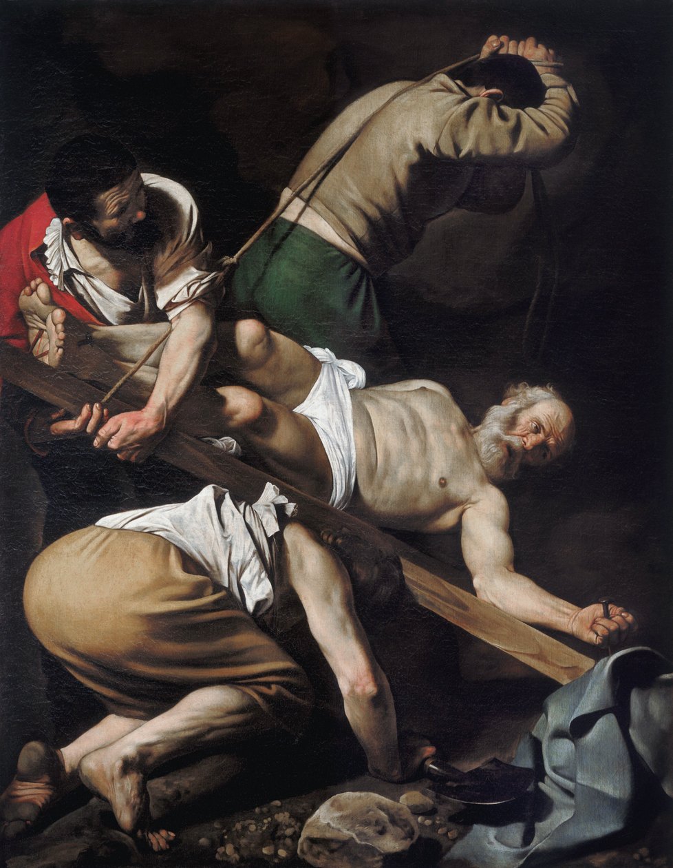 Sankt Petrus korsfästelse av Caravaggio