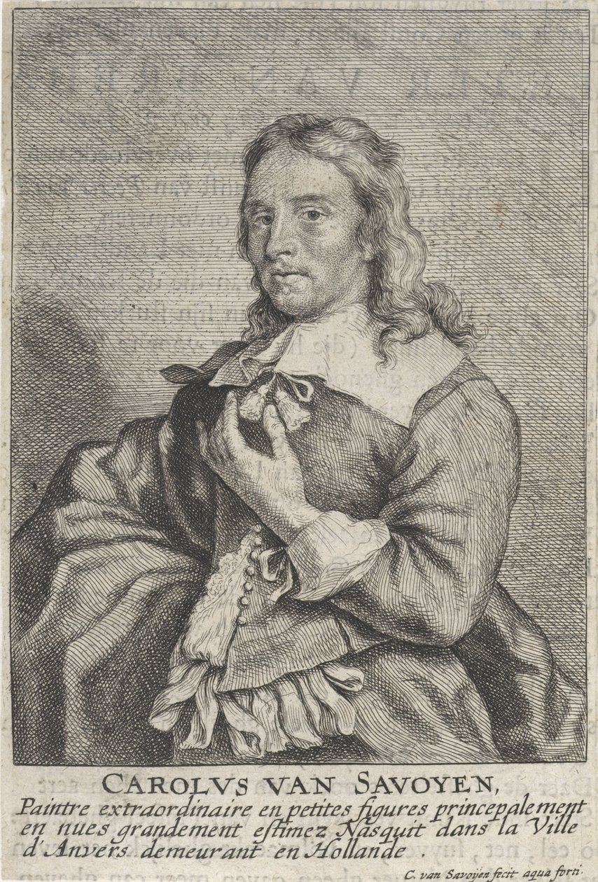 Självporträtt av Carel van Savoyen