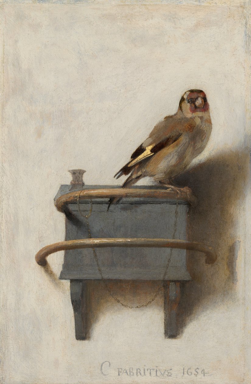 Arabiska:  The Goldfinch av Carel Fabritius