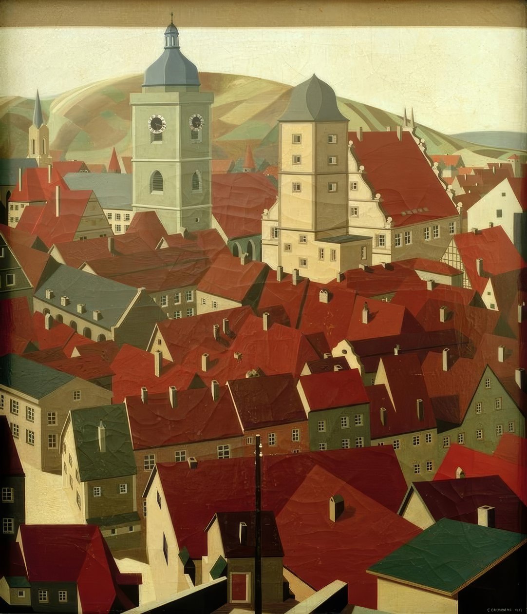 Marktbreit av Carl Grossberg