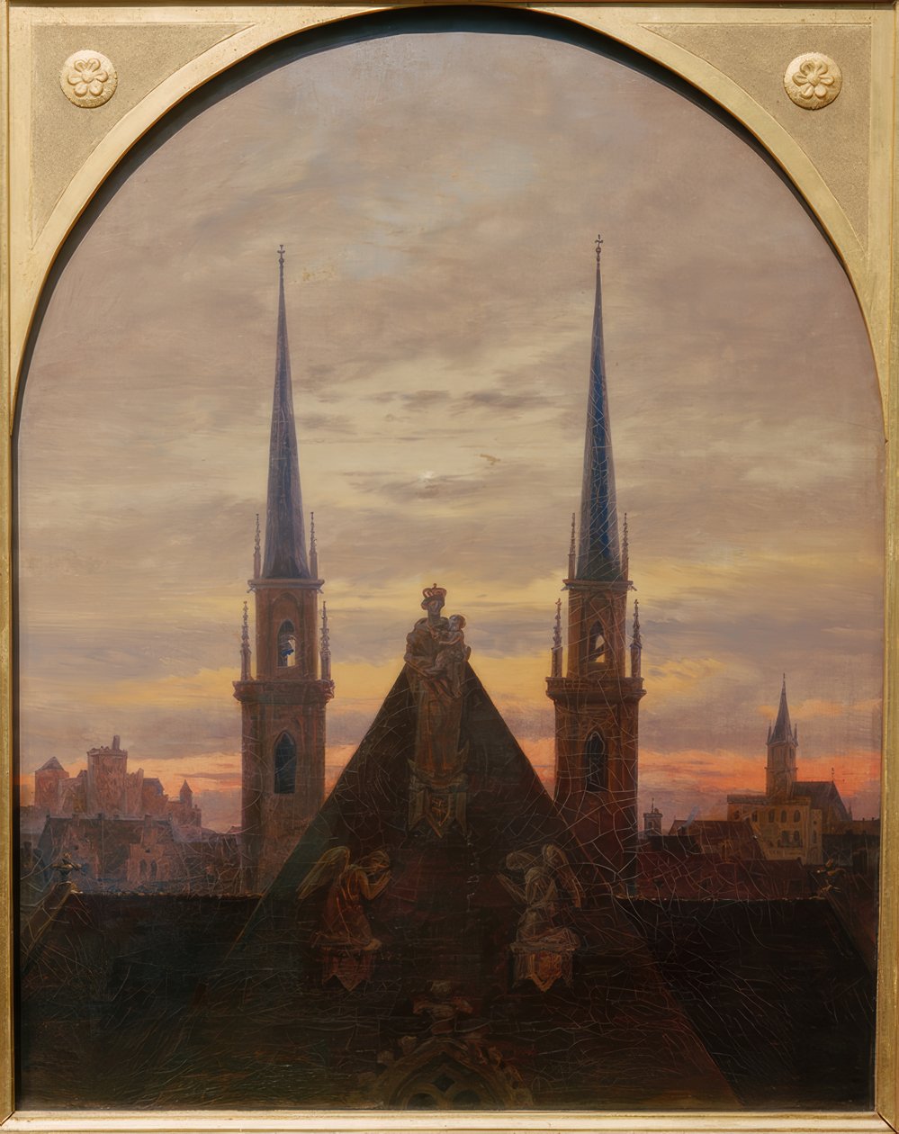 Stad i skymningen av Carl Gustav Carus