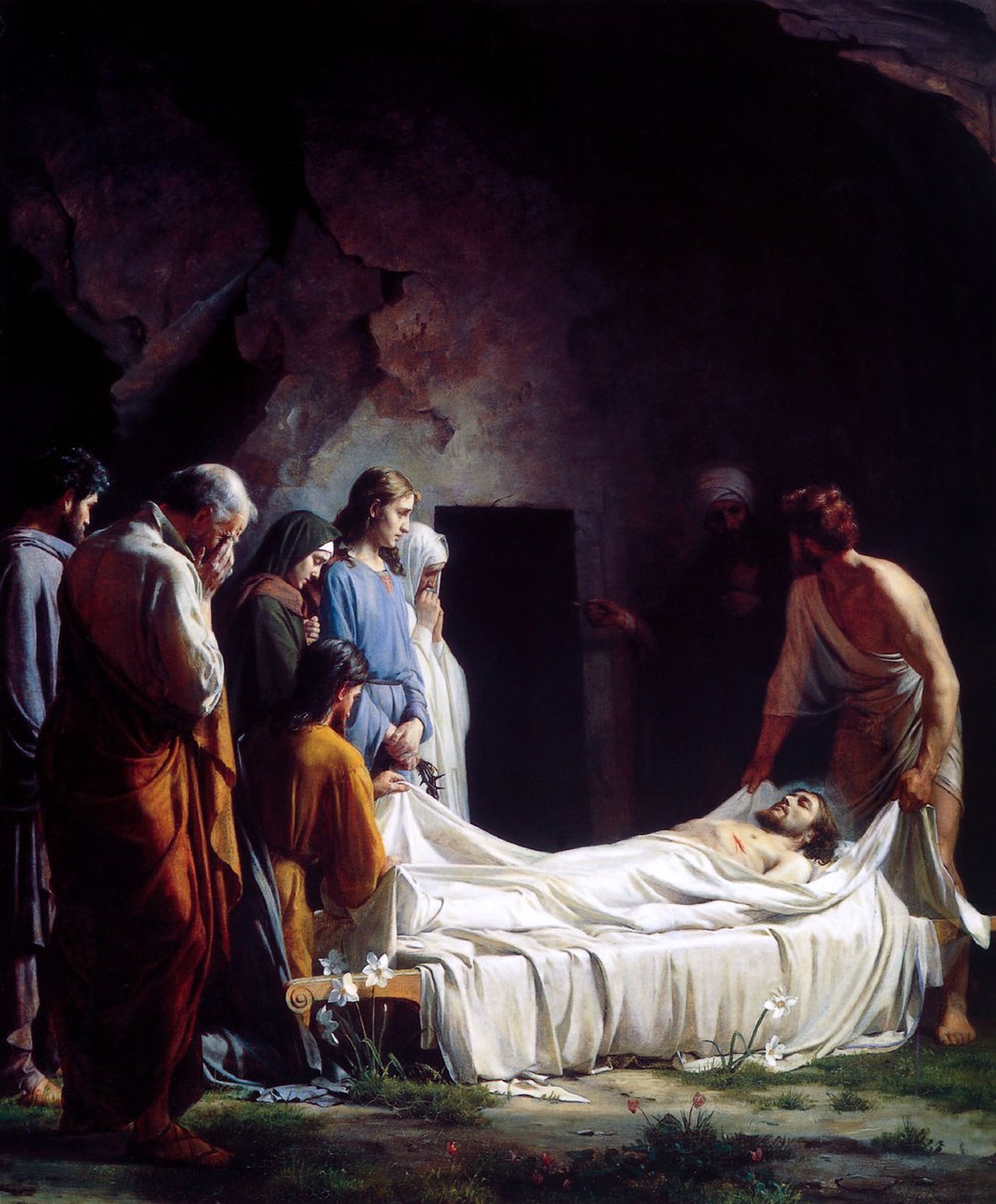 Burial of Christ av Carl Heinrich Bloch