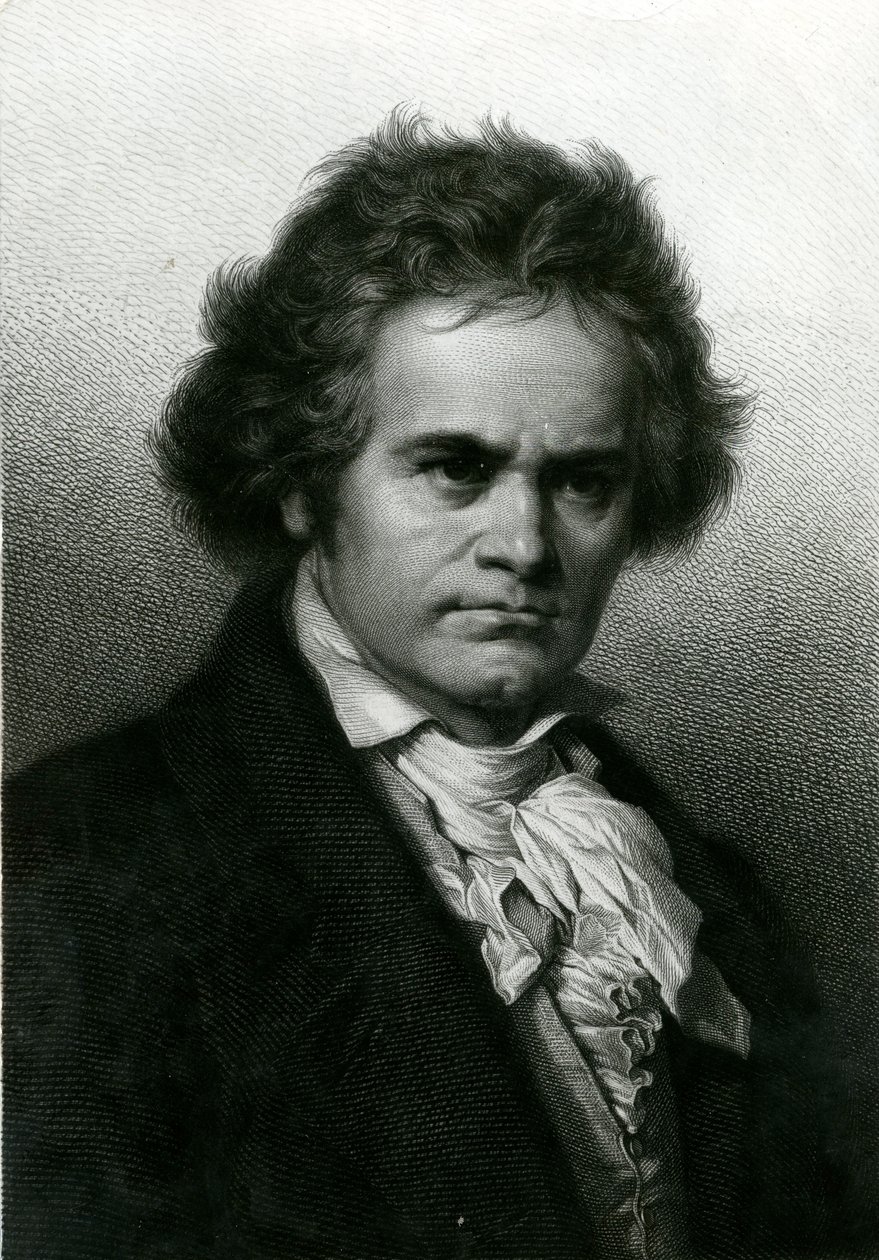 Porträtt av Beethoven av Carl Jager