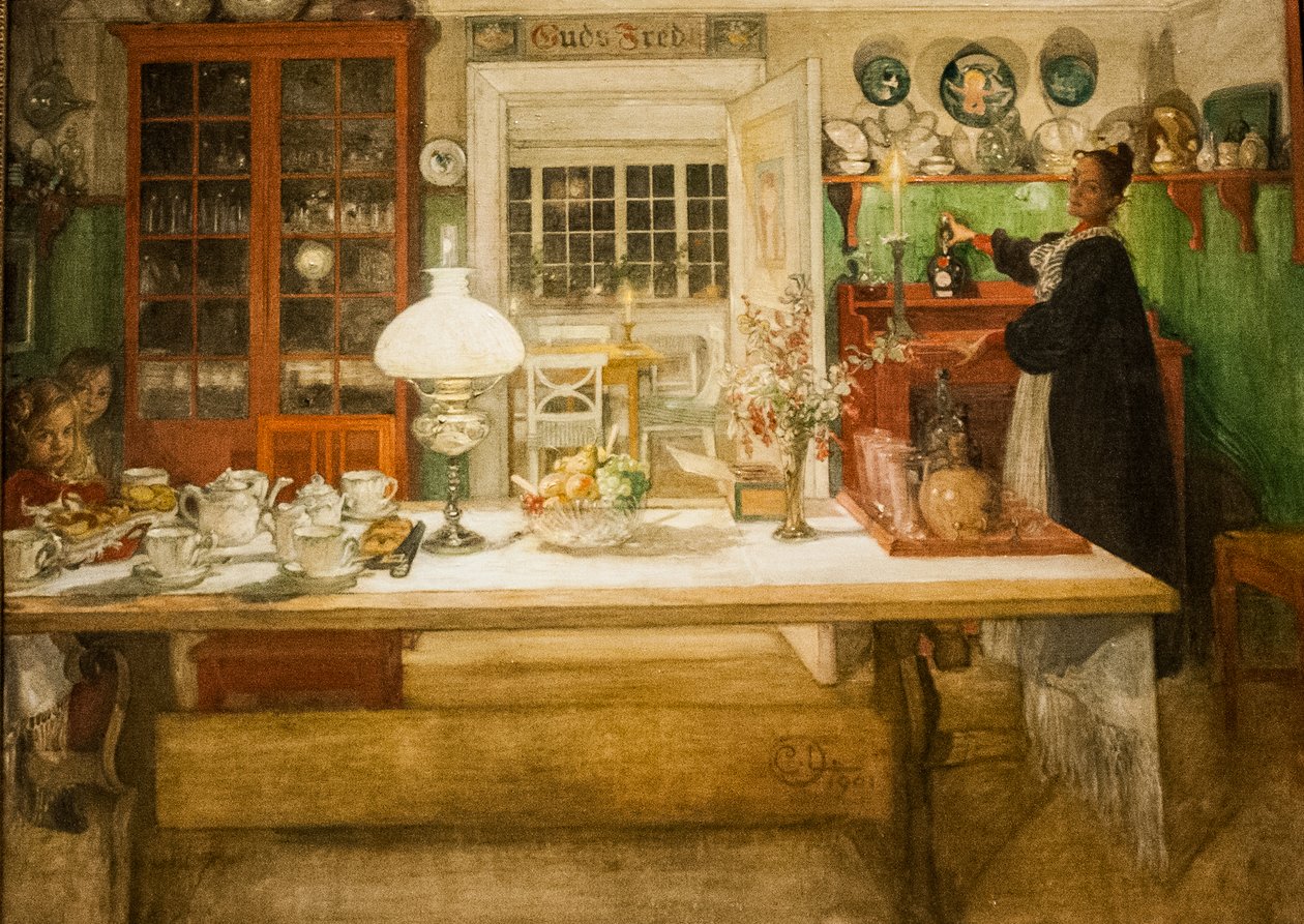Att göra sig redo för en match av Carl Larsson
