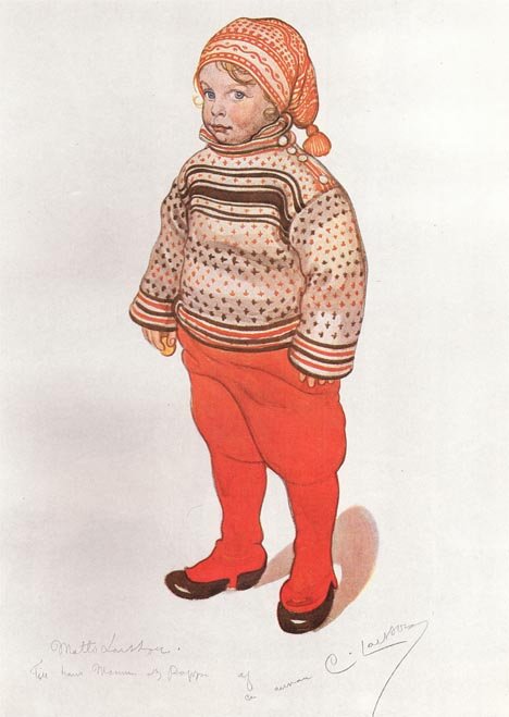 Matts Bergom Larsson av Carl Larsson