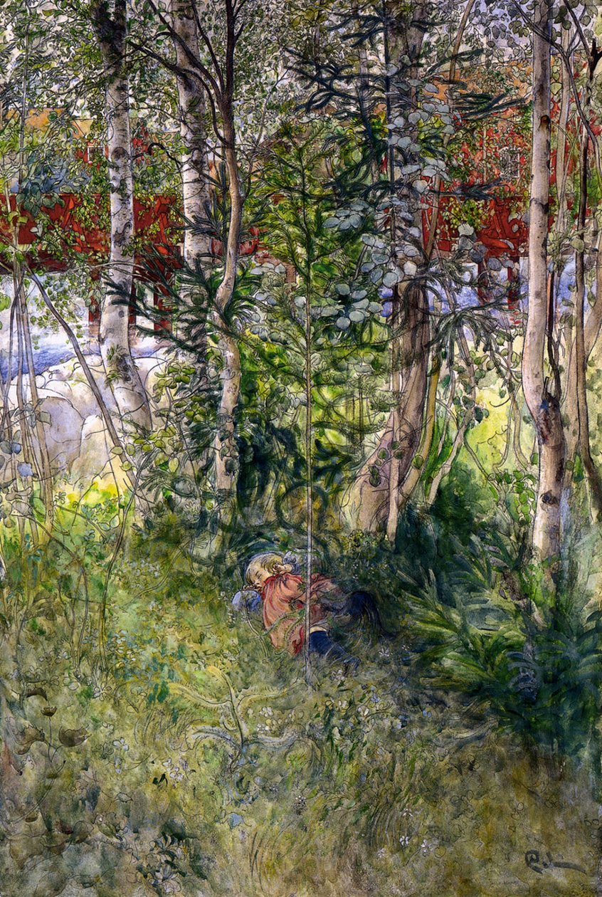 Nap in the Green av Carl Larsson