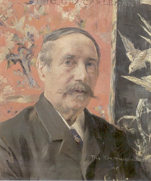 Portrait of CGW Carleman av Carl Larsson