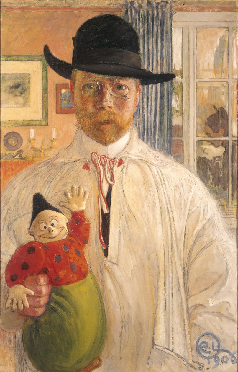 Self Portrait av Carl Larsson