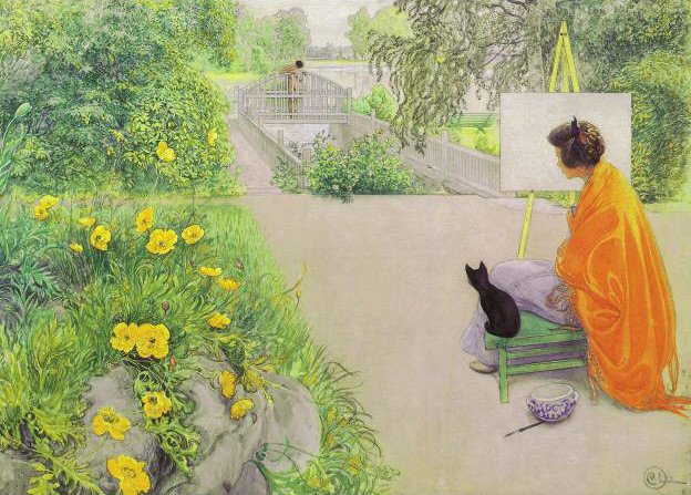 The Bridge  av Carl Larsson