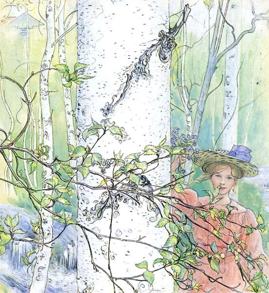 Våren av Carl Larsson