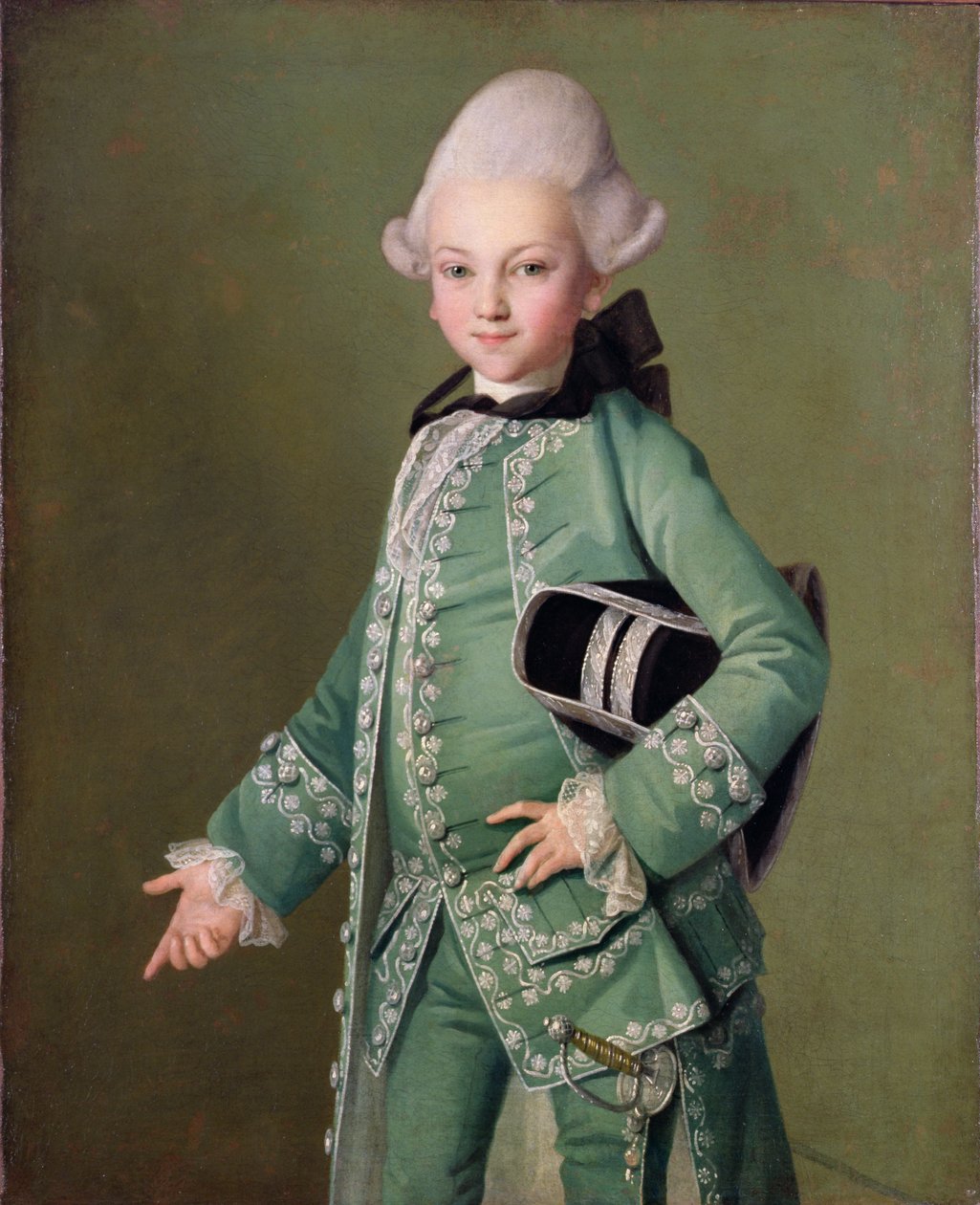 Porträtt av greve Bobrinsky (1762-1813) som barn, 1769 av Carl Ludwig Christinek