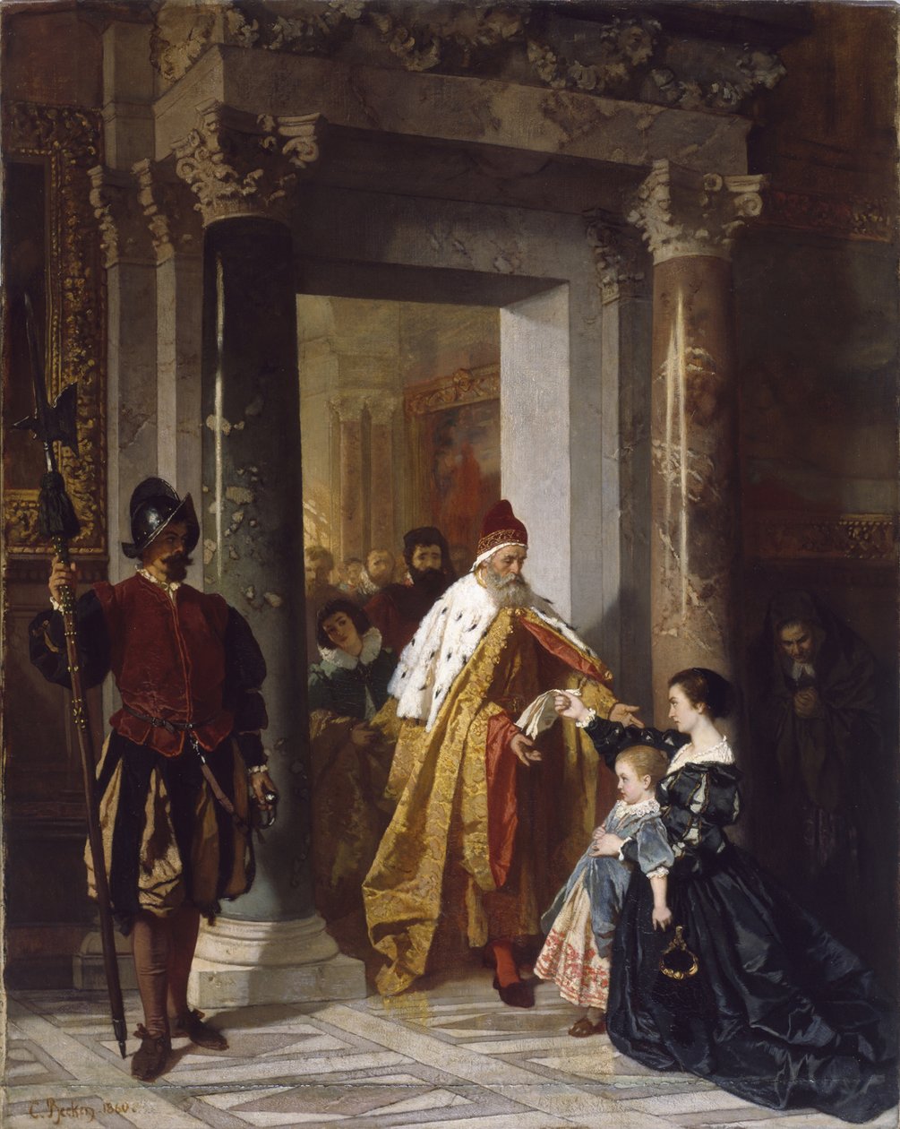 Petition till dogen, 1860 av Carl Ludwig Friedrich Becker