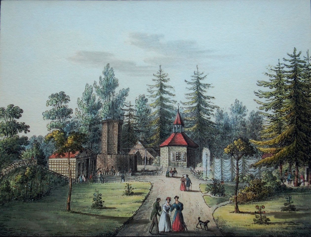 Bad Warmbrunn av Carl Mattis