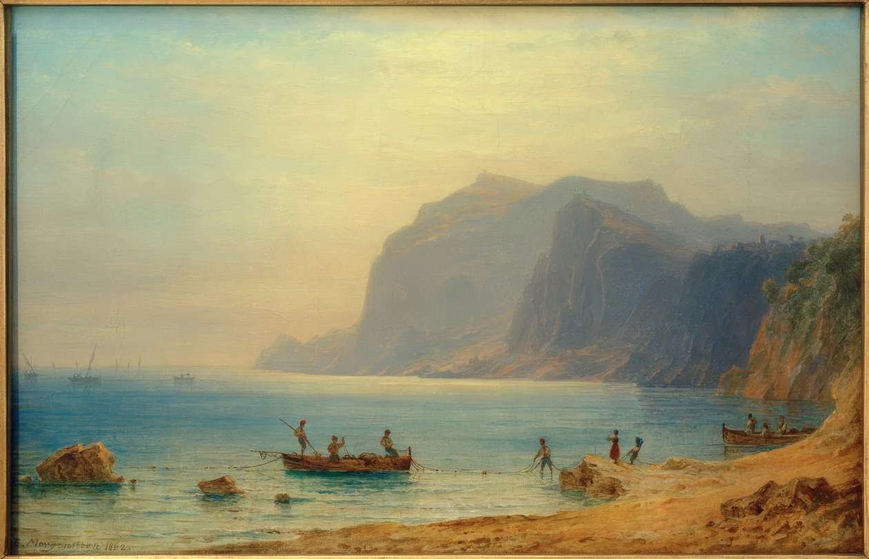 C.Morgenstern, kusten på Capri av Carl Morgenstern