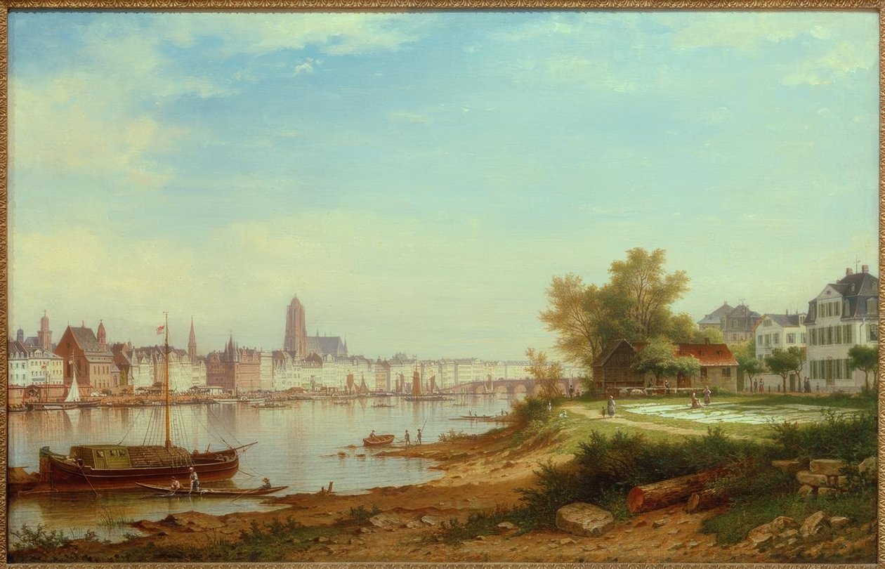 Frankfurt am Main / målning av Carl Morgenstern av Carl Morgenstern