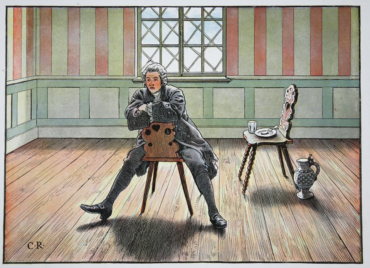 I fångenskap hos Kustrin an der Oder, hösten 1750 av Carl Röchling
