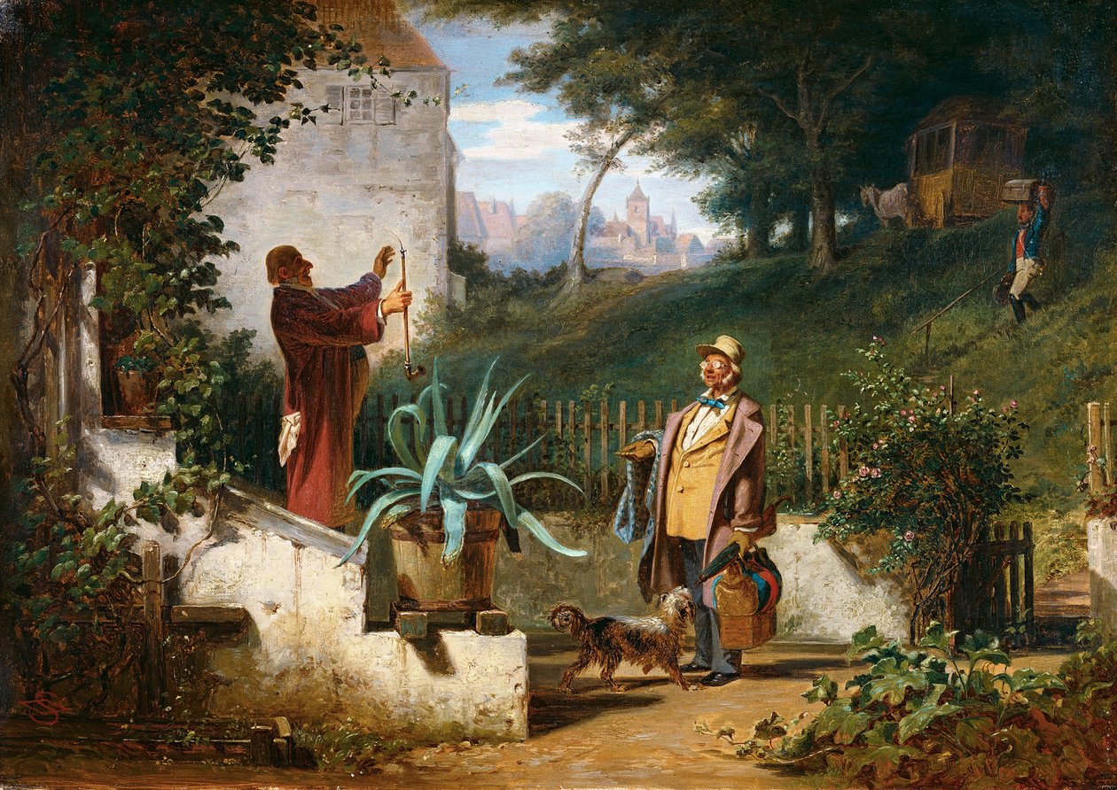 Barndomsvänner av Carl Spitzweg