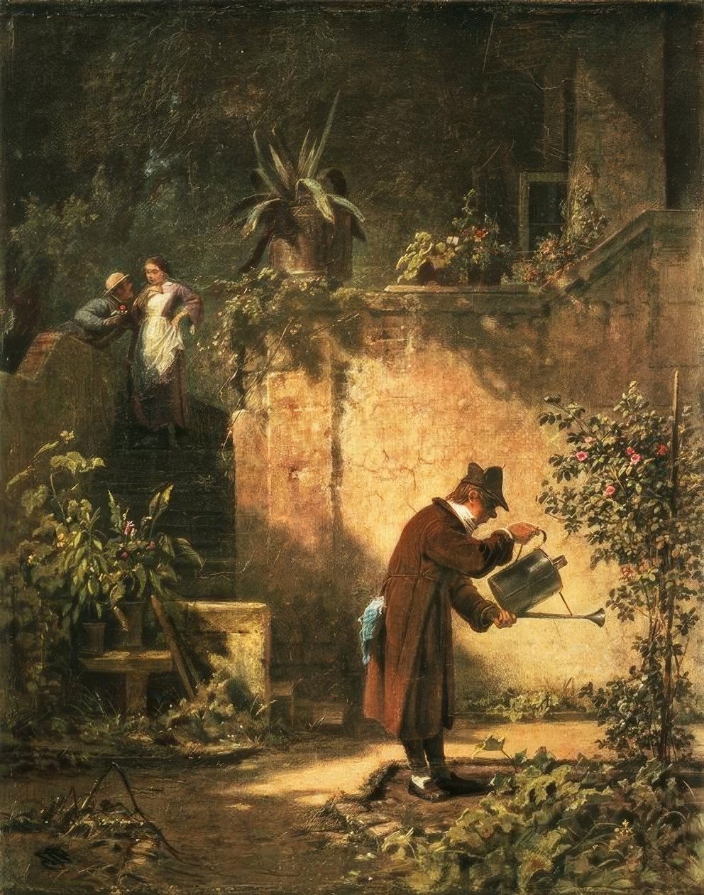 Trädgårdsvännen av Carl Spitzweg