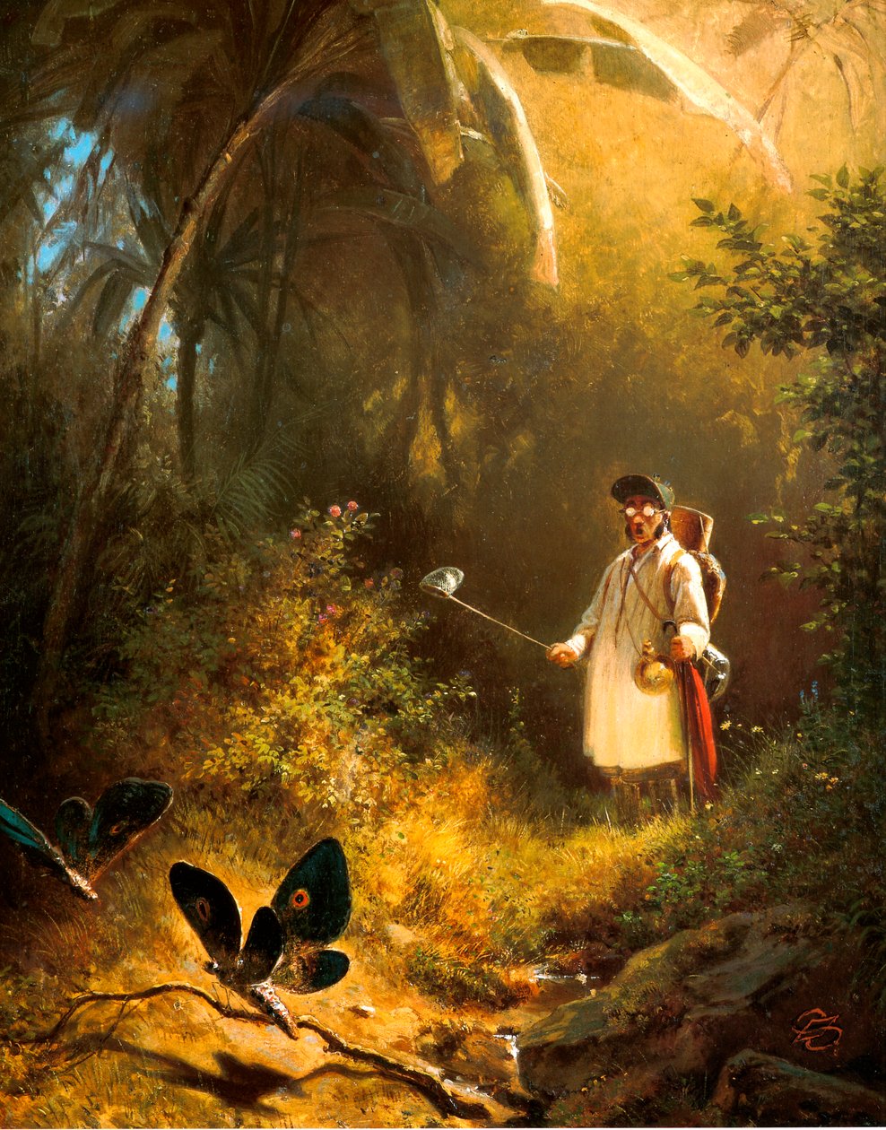 Butterfly Catcher av Carl Spitzweg