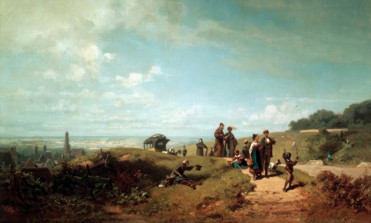Söndagspromenaden av Carl Spitzweg