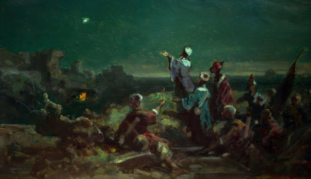 Stjärnan i Betlehem av Carl Spitzweg