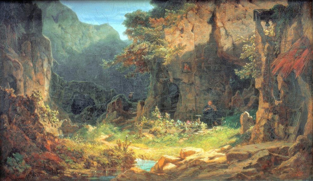 Violineremit av Carl Spitzweg