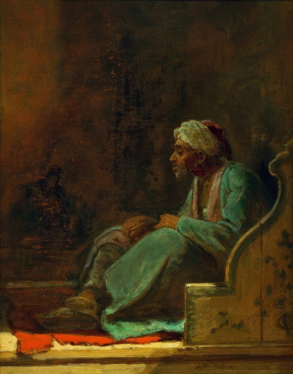 Sittande turk av Carl Spitzweg
