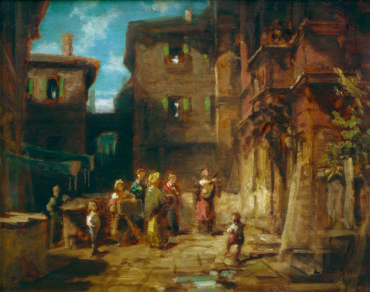 Gatumusikanter av Carl Spitzweg