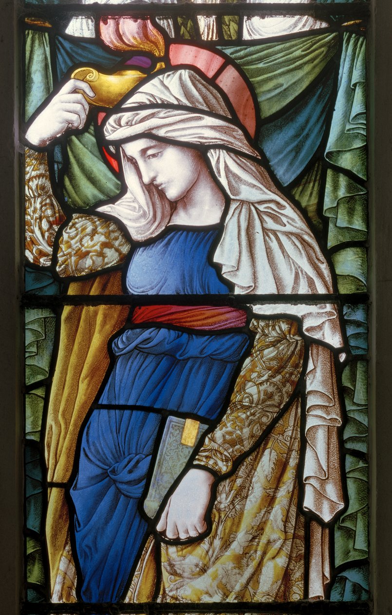 Faith, East Window 1885 (målat glas) av Carl Almquist