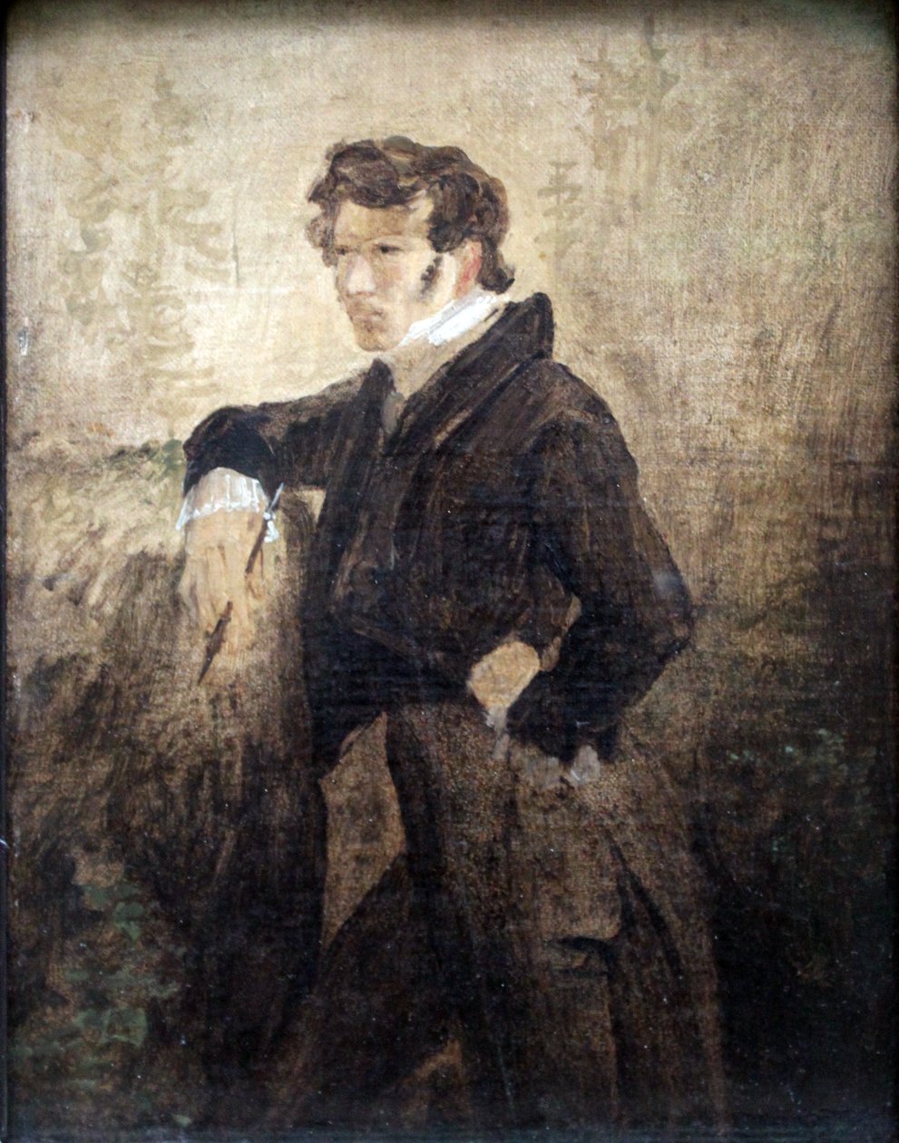 Självporträtt av Carl Blechen