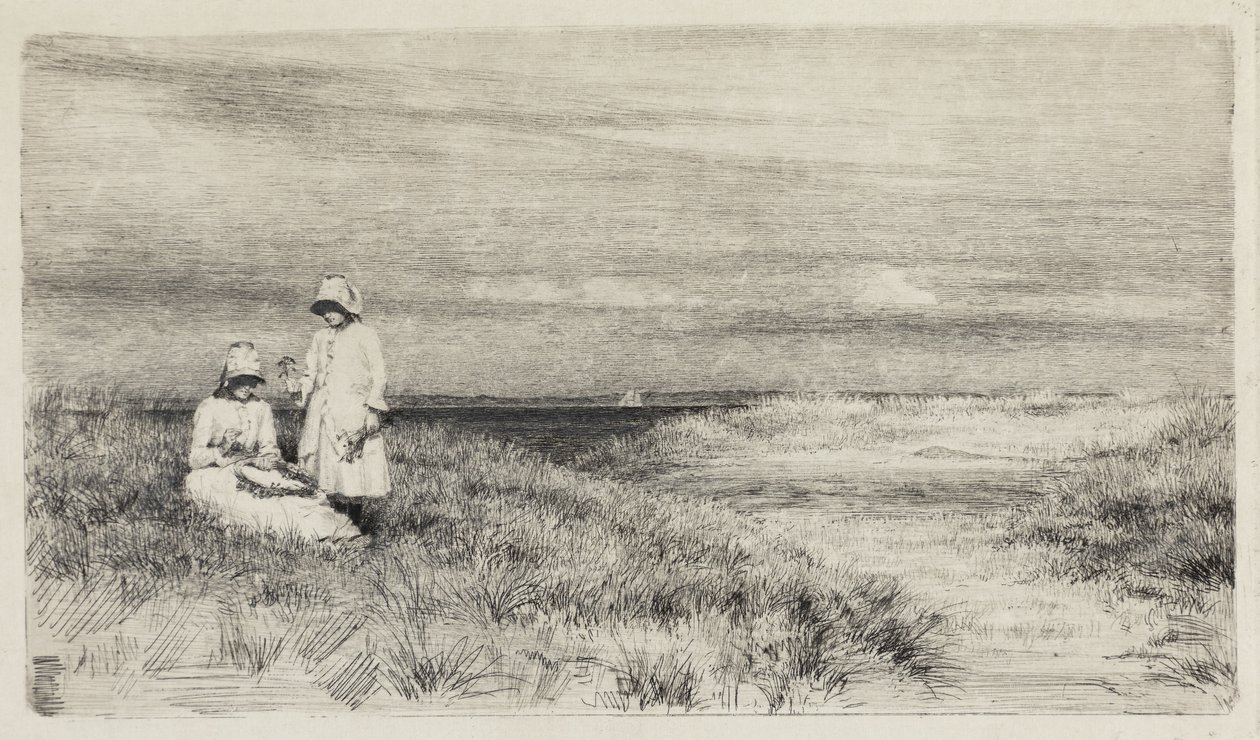 Barnen på stranden av Carl Bloch