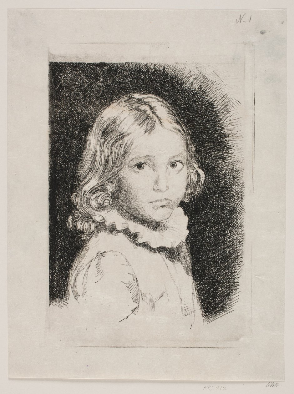Porträtt av Clara Emilie Rose Bloch av Carl Bloch